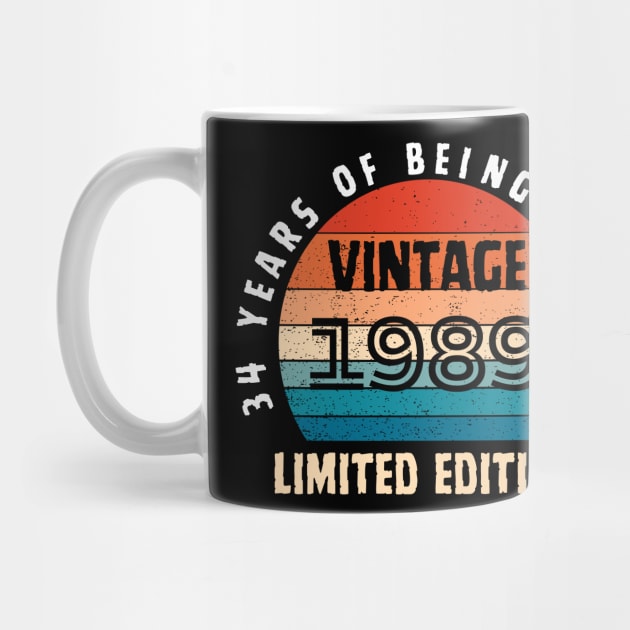 1989 Vintage  Limited Edition by Syntax Wear